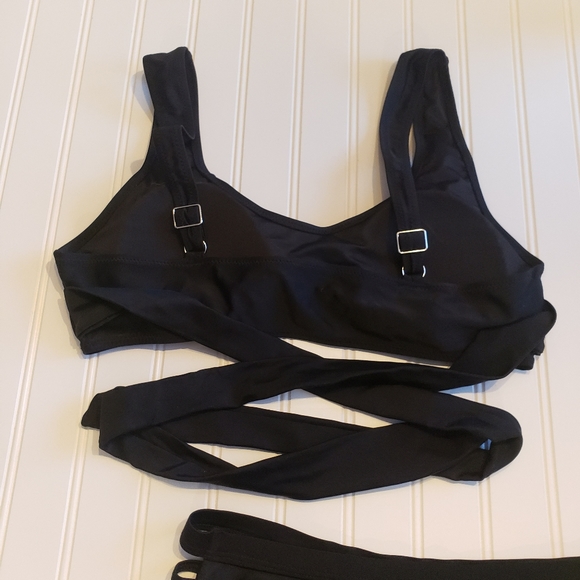 Cupshe Black Bikini Swimsuit Cut Outs - Picture 8 of 8